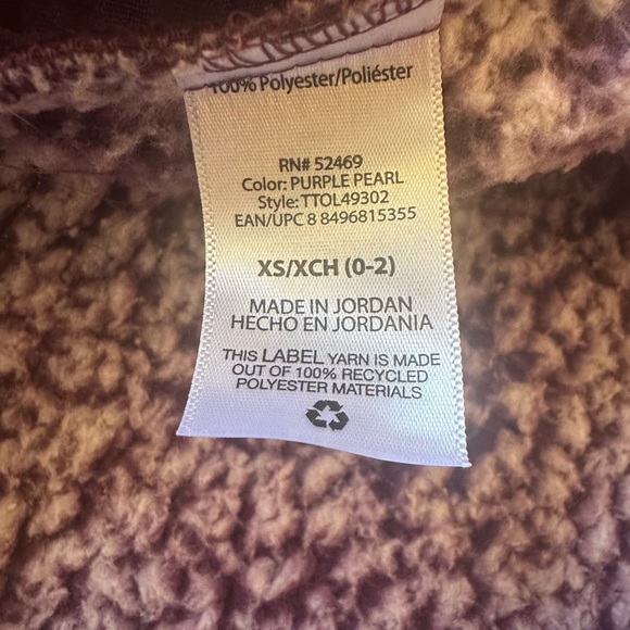 WOMEN’S SUPER SOFT PULL OVER QUARTER ZIP SHERPA SWEATER (SIZE XS) - Picture 9 of 10